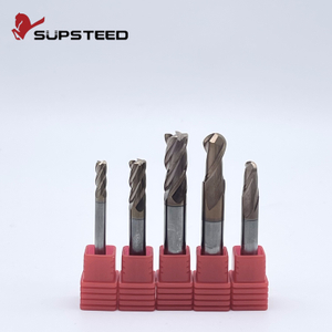 HRC56 Corner Radius End Mills