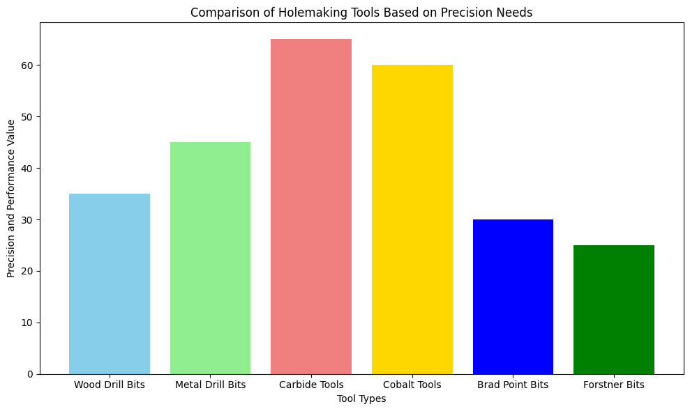 Comparison Of Holemaking Tools Based On Precision Needs Comparison Of Holemaking Tools Based On Precision Needs