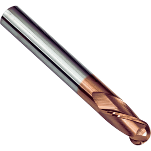 6-Piece 2-Flute Tungsten Carbide Ball Nose End Mill Set – Radius 0.5mm To 3.0mm – CNC Milling Tool