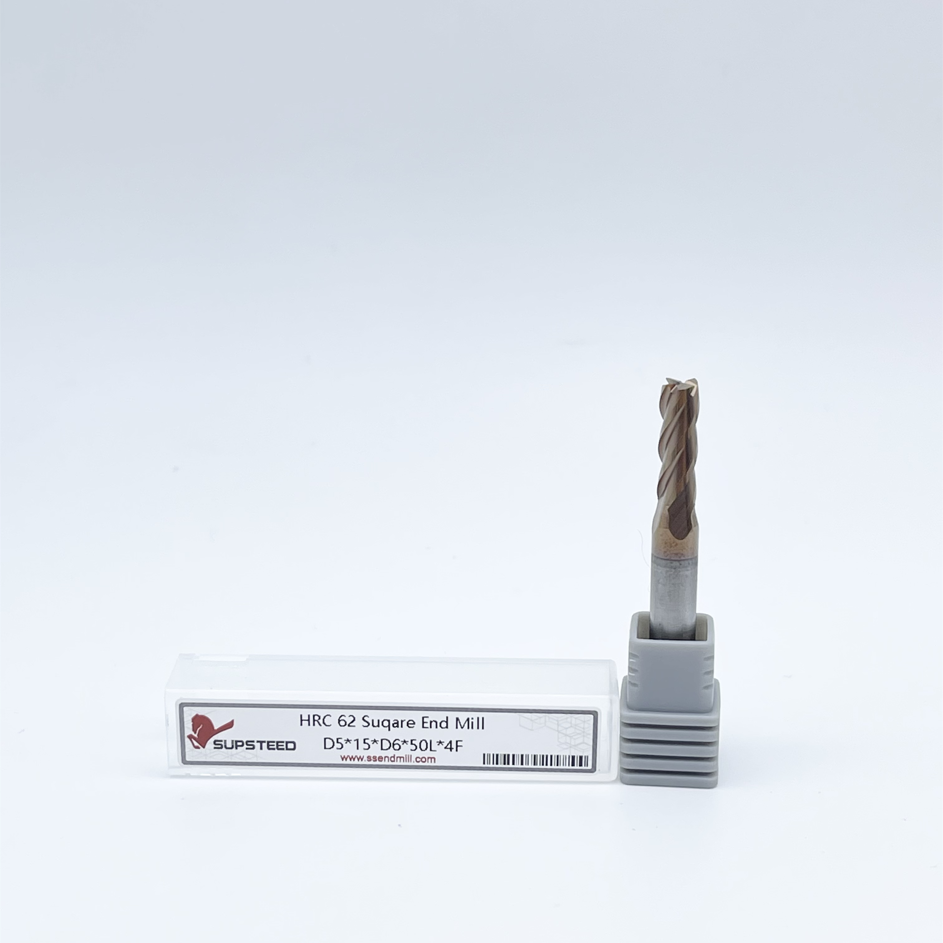 End mill manufacturer inspecting tool runout